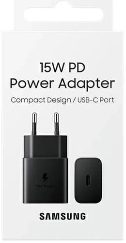 מטען קיר מהיר Samsung PD 15W סמסונג מקורי בצבע שחור