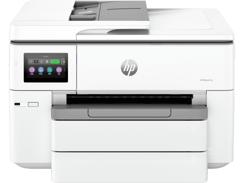 מדפסת דיו HP OfficeJet Pro 9730 A3 משולבת עם פקס בעברית
