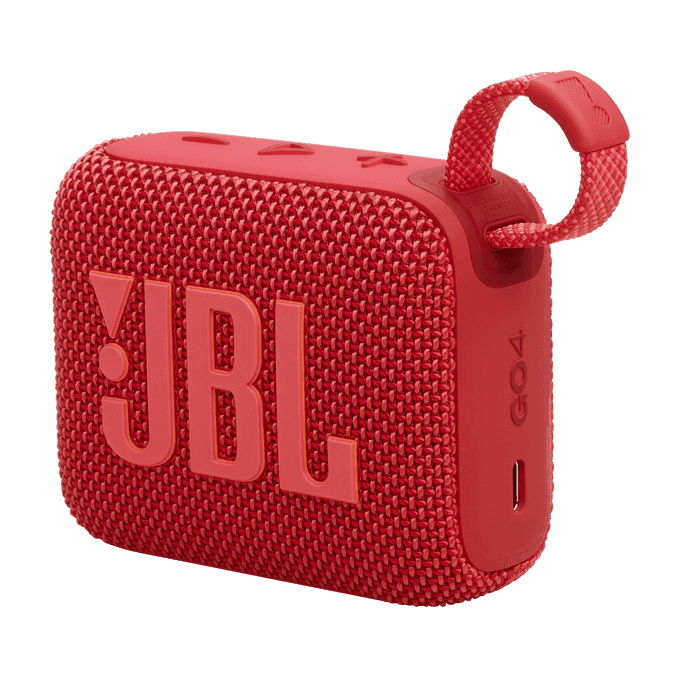 רמקול אלחוטי נייד JBL Go 4 אדום- יבואן רשמי