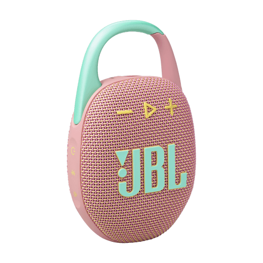 רמקול נייד JBL Clip 5 - ורוד