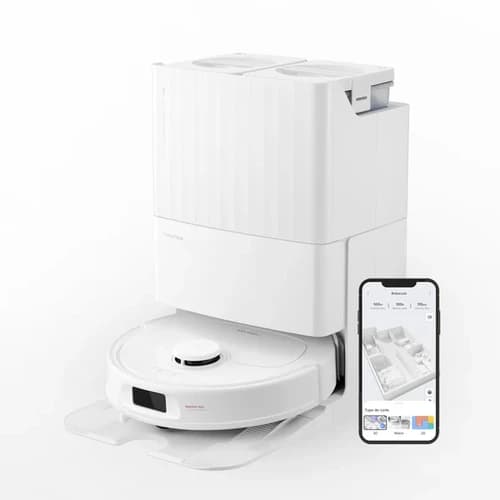 שואב אבק רובוטי שוטף Roborock Qrevo S - לבן