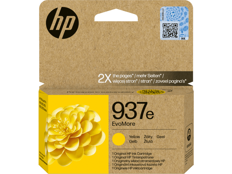 דיו צהוב מקורי HP 937e 4S6W8NE (הספק 1,650 דף)