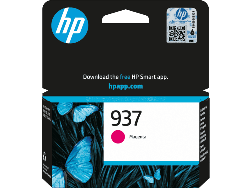 דיו אדום מקורי HP 937 4S6W3NE (הספק 800 דף)