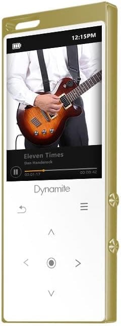 נגן Samvix Dynamite 8GB זהב לבן