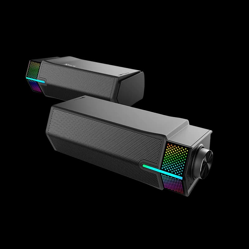 רמקולים גיימינג למחשב XTRIKE ME SK-604 RGB 2.0 10W USB