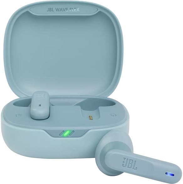 אוזניות אלחוטיות JBL Wave Flex TWS מנטה (יבואן מקביל)