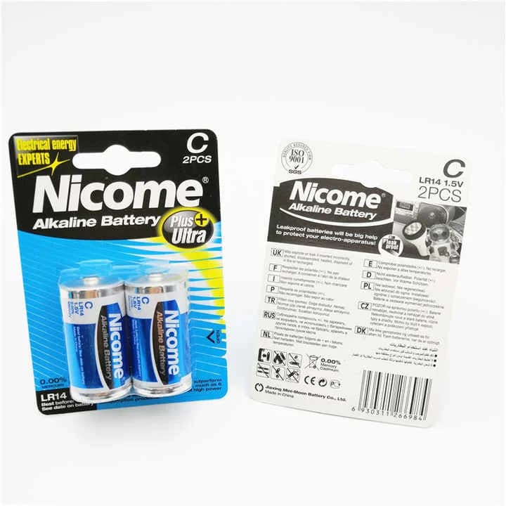 זוג סוללות ניקום Nicome LR14- C