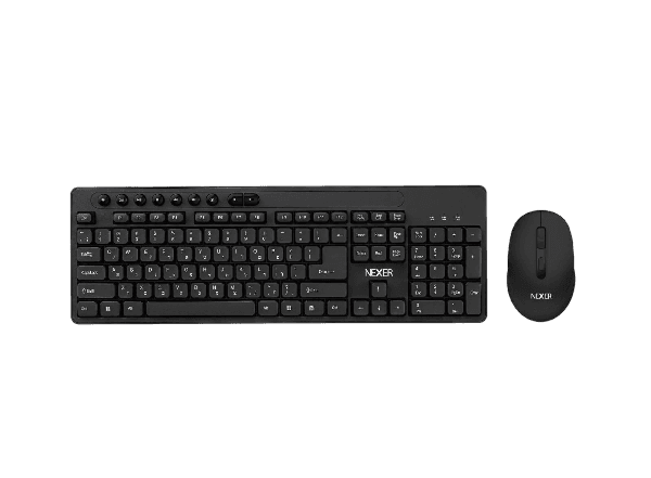 סט מקלדת ועכבר אלחוטי עברית/אנגלית NEXER KB900