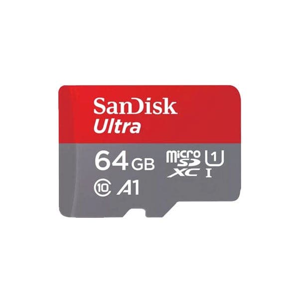 כרטיס זיכרון SanDisk Ultra SDSQUAB-064G Micro SD 140MB/s Class 10 נפח 64GB