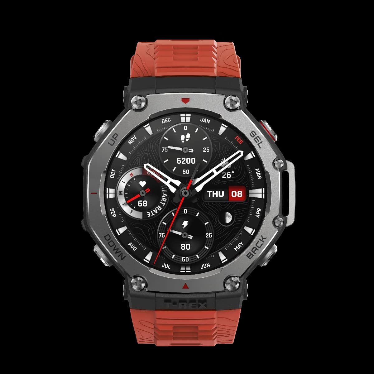 שעון חכם Amazfit TRex 3 כתום/לבה