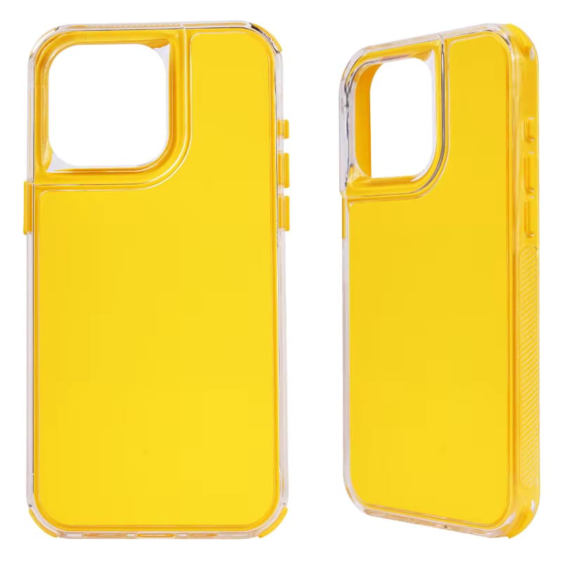 כיסוי מבריק Galaxy A15 Spirit Shock Proof צהוב