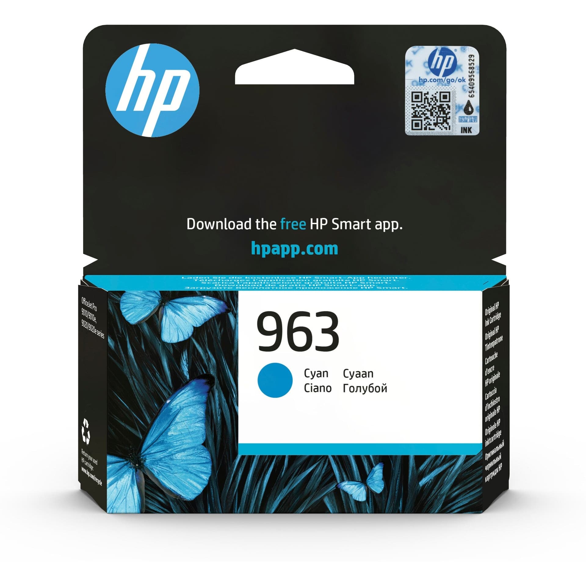 דיו כחול מקורי HP 963 3JA23AE (הספק 700 דף)