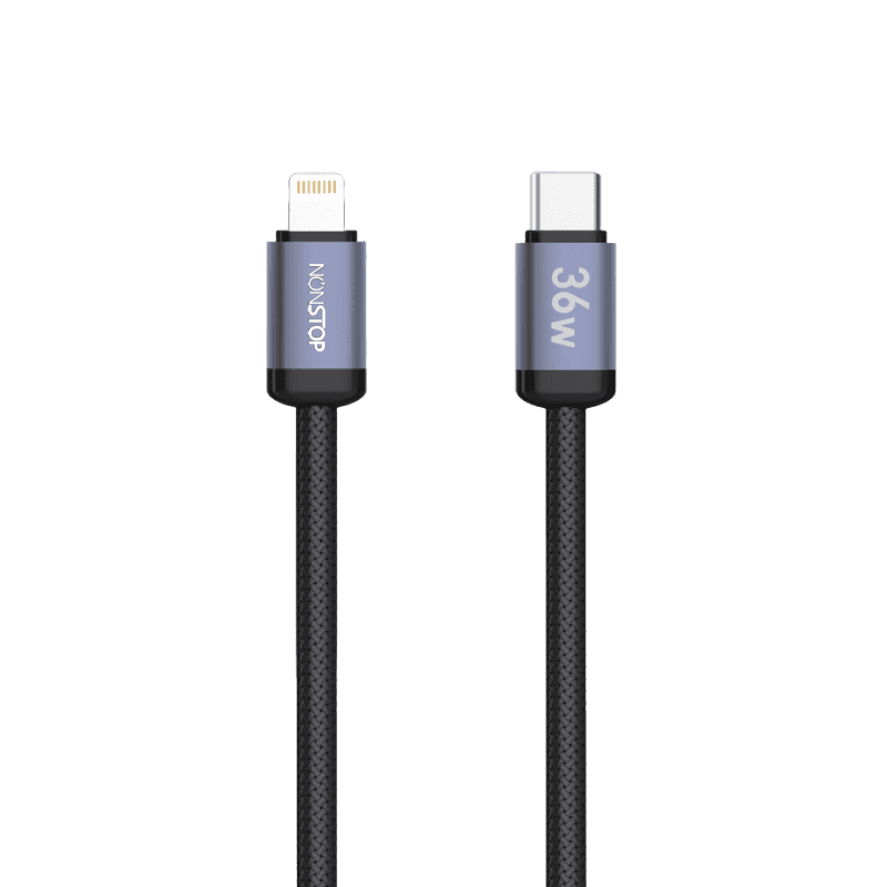 כבל טעינה וסנכרון NONSTOP PowerLine USB-C to Lightning 36W