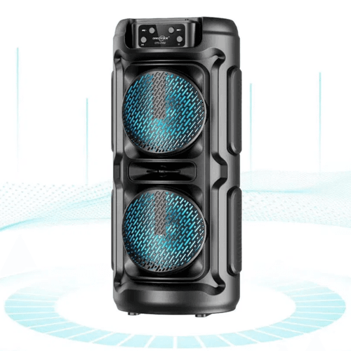 בידורית GTS-2152 10W עם מיקרופון חוטי 2X4 אינץ'