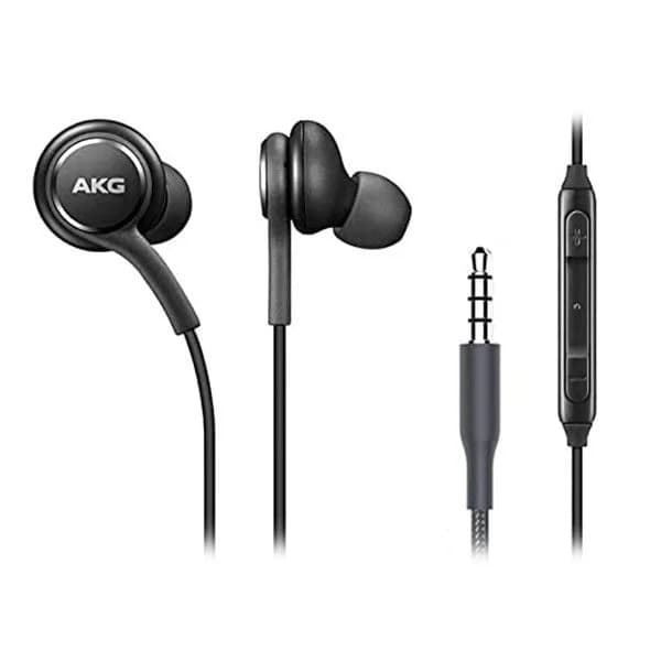 אוזניות סמסונג S10-AKG מקורי בבליסטר סאני שחור